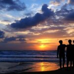 Delta del po emiliano-romagnolo. Amici in spiaggia