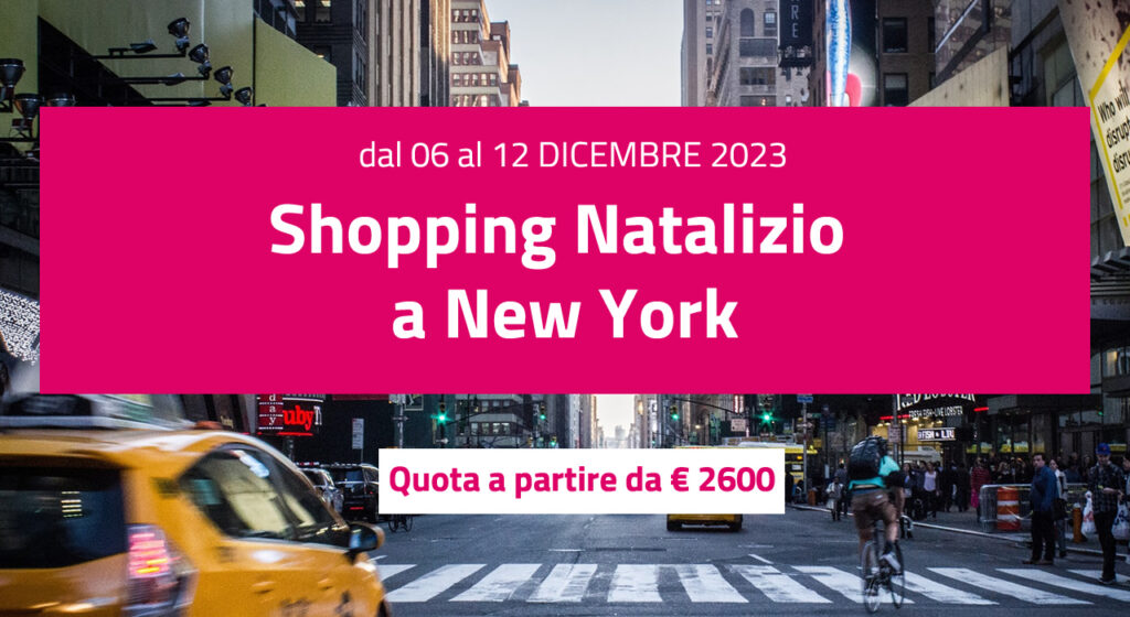 Shopping natalizio a New York: il nostro viaggio di gruppo 2023 a New York