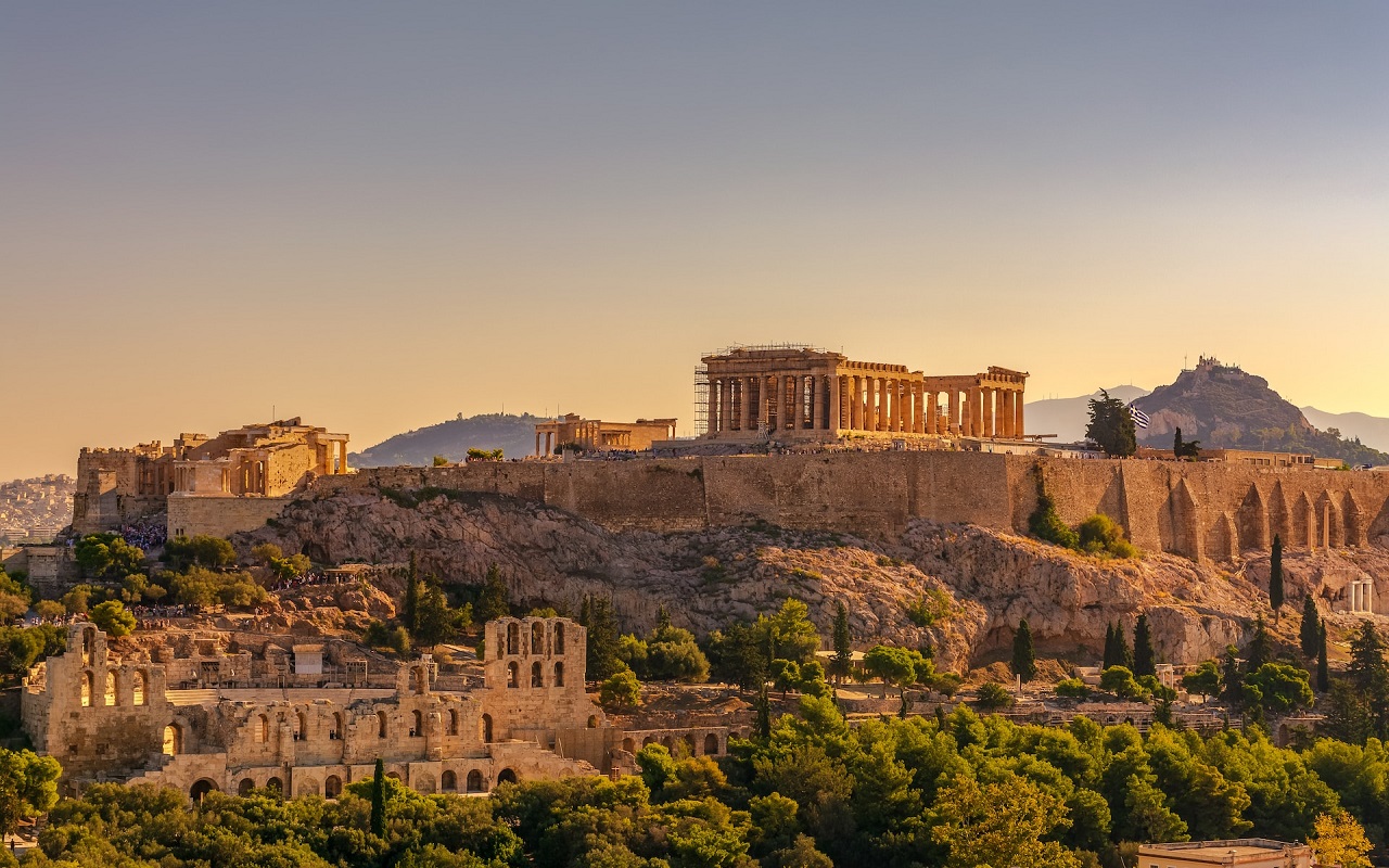 Dove andare in Grecia 2023. Vista dell'Acropoli.